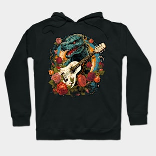 Snake Playing Guitar Hoodie